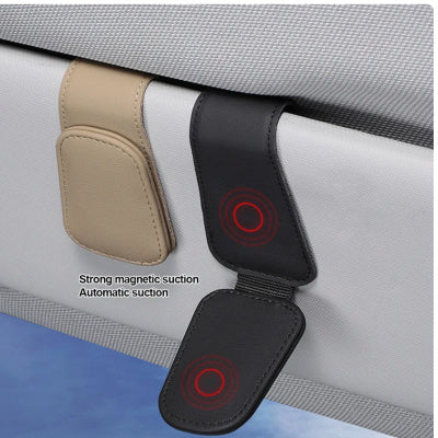 Keep your sunglasses handy with our Creative Automotive Sun Louver Clip. This stylish holder easily clips onto your car's sun visor for convenient and storage.