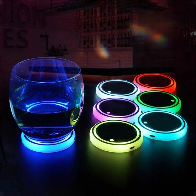 Colorful Enhanced Coaster for Car Cup Holder Universal