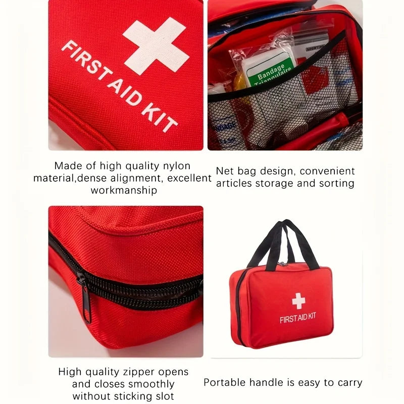 Multi-purpose small/large first aid kit: portable first aid kit for outdoor hunting, hiking, camping, including emergency suppliers