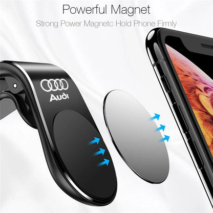 Metal Magnetic Car Phone Holder for Audi