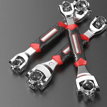 52-in-1 Car Tools Multifunctional Socket Wrench Set Metric 8-19mm