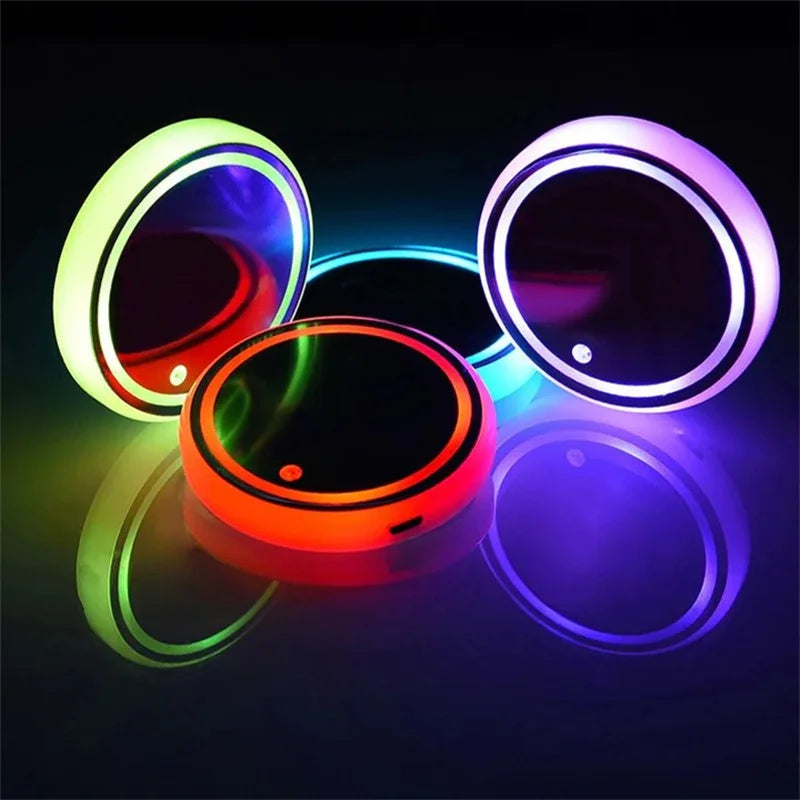 Colorful Enhanced Coaster for Car Cup Holder Universal